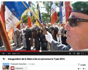 2013 06 07 JUIN AIX EN PROVENCE INAUGURATION DE LA STELE DES MARTYRS